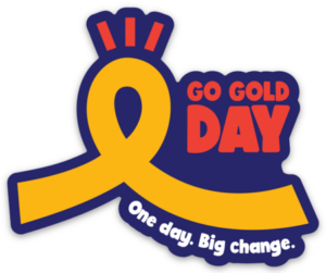 Go Gold Day Sticker